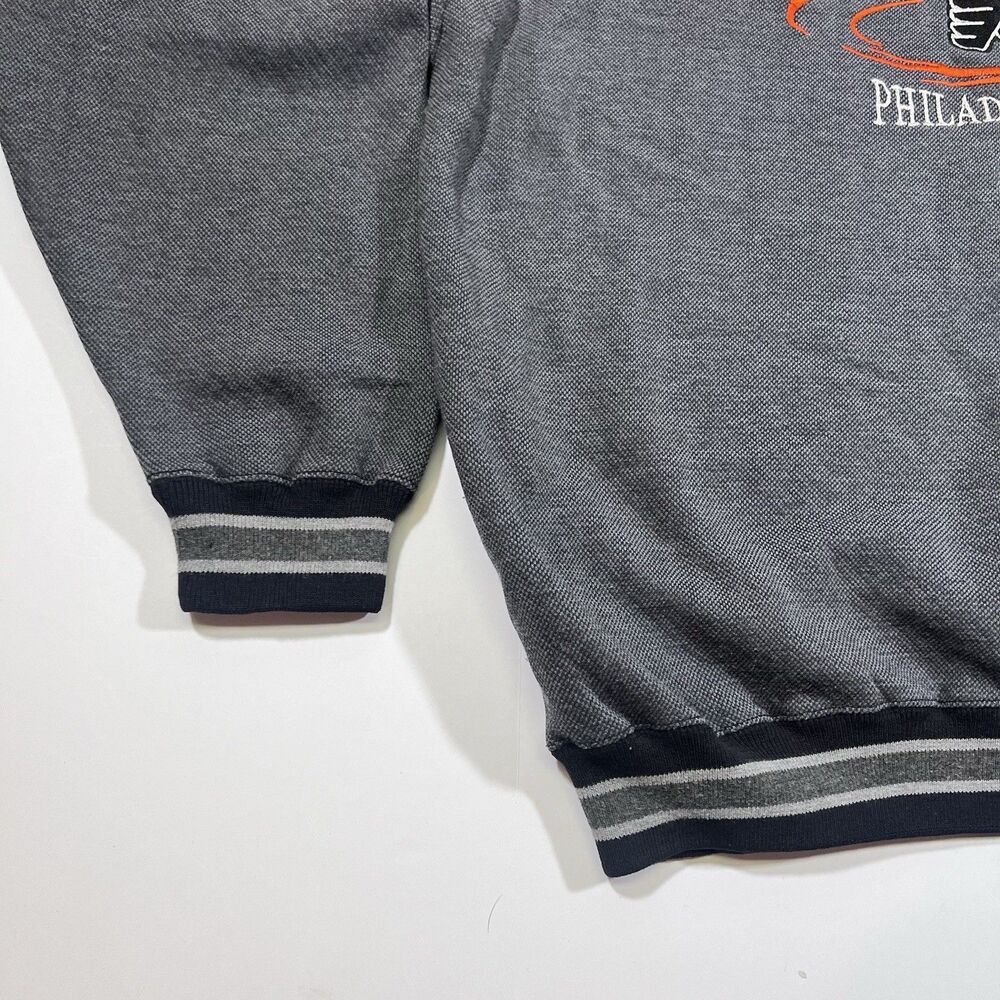 Vintage Brandon Sportswear Philadelphia Flyers Crewneck Sweater NHL Men's XL - Picture 2 of 11